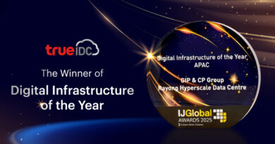 ประกาศชัยชนะบนเวทีโลก! True IDC ควง CP Group และ GIP  ผงาดคว้ารางวัล ‘Digital Infrastructure of the Year’ จาก IJGlobal Awards  ชูเมกะโปรเจกต์ดาต้าเซ็นเตอร์ EEC พลิกโฉมเศรษฐกิจดิจิทัลไทย