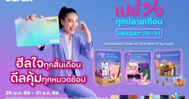 CardX จับอินไซต์ปลายเดือน ยอดใช้จ่ายพุ่งหมวดจำเป็นและออนไลน์ ส่งแคมเปญ “PAYDAY ฮีลใจทุกปลายเดือน” ช่วยมนุษย์เงินเดือนรับมือค่าครองชีพ คืนความคุ้มค่ายาวถึงสิ้นปี