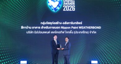 “นิปปอนเพนต์ เวเธอร์บอนด์” คว้ารางวัลใหญ่ BUSINESS+ PRODUCT OF THE YEAR AWARDS 2026 ด้วยคุณสมบัติสีนวัตกรรมทาภายนอกที่ปกป้องบ้านได้ทุกสภาวะอากาศ พร้อมเป็น “สีที่อยู่กับคุณเสมอ”