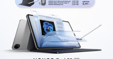 เปิดตัว HONOR Pad 20 Paperlike Edition และ HONOR Pad 20 5G ชูจุดเด่นหน้าจอ 3K ประสิทธิภาพการทำงานระดับ PC-Class พร้อมด้วย HONOR Watch 6 สมาร์ตวอตช์ แบตอึดสำหรับสายแอ็กทีฟ เริ่มวางจำหน่ายตั้งแต่ 20 ต.ค. 69 เป็นต้นไป